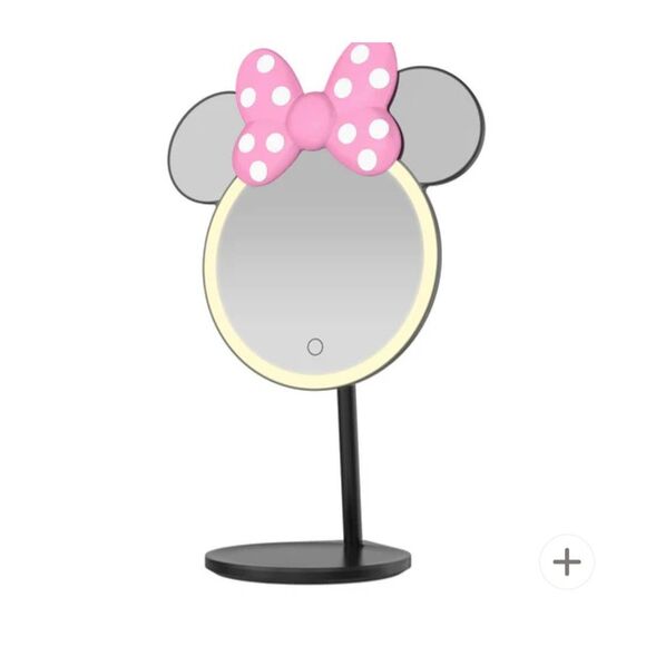 Impressions X Disney Minnie Mouse Bowtiful LED Tabletop Makeup Mirror - Picture 3 of 12